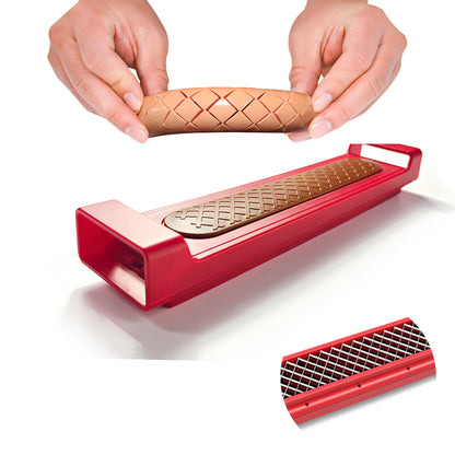 WhiteRhino Hot Dog Slicer，Sausage Cutter Slicing Tool for Grilling,BBQ