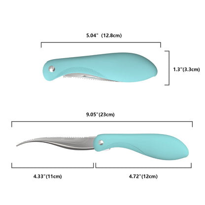 Shrimp Deveining Tool,Shrimp Deveiner with Sharp Stainless Steel Blade